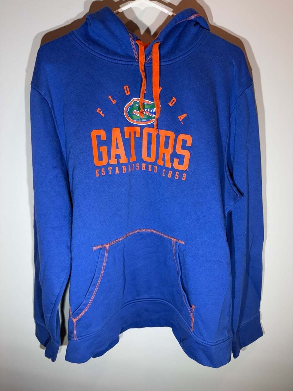 Fanatics Men's Florida Gators Royal Blue Pullover Hoodie Sweatshirt XL